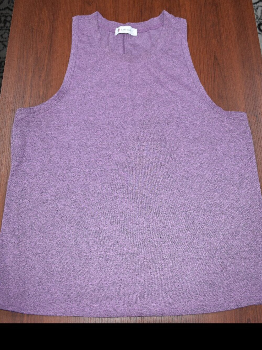 LASLULU Purple Sleeveless Tank Top - Size L